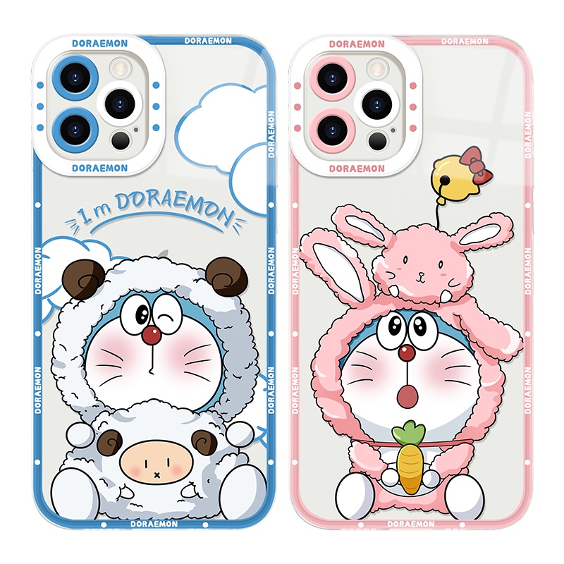 Ốp Điện Thoại Trong Suốt Họa Tiết Doraemon Cho Redmi K20 K30 K40 K50 NOTE 7 8 9 10 11 Art 5G T Pro plus