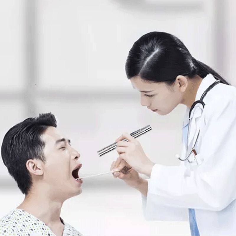 Đèn Pin LED Mini 2 Trong 1 Ánh Sáng Trắng / Vàng Đa Ứng Dụng Có Thể Sạc Lại Bằng Cổng USB