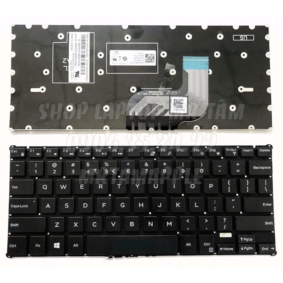 (KEYBOARD) BÀN PHÍM LAPTOP DELL INS 11-3162 dùng cho Inspiron 11-3000 3162 3164 3168 3169 3179