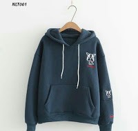 ÁO HOODIE NÓN UNISEX NAM NỮ CÚN MẶT XỆ | BigBuy360 - bigbuy360.vn