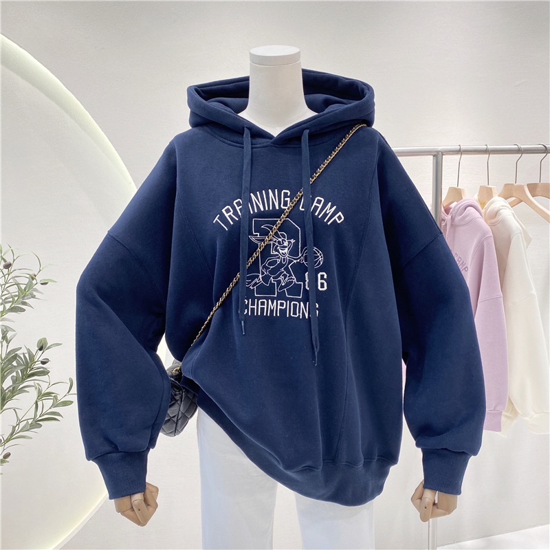 Áo HooDie  Nỉ , Logo Thêu ,Nhung Dày ,Có Mủ Trùm Đầu , Áo Thu Đông | BigBuy360 - bigbuy360.vn
