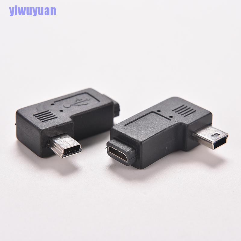 Đầu Chuyển Đổi Micro Usb 5pin Sang Mini 5pin 90 Độ | BigBuy360 - bigbuy360.vn
