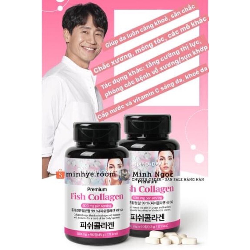 Viên Uống Collagen, Viên Uống Trắng Da Nutri D Day Premium Trẻ Hóa Trắng Sáng Căng Bóng Bật Tone Từ Face Đến Body | BigBuy360 - bigbuy360.vn