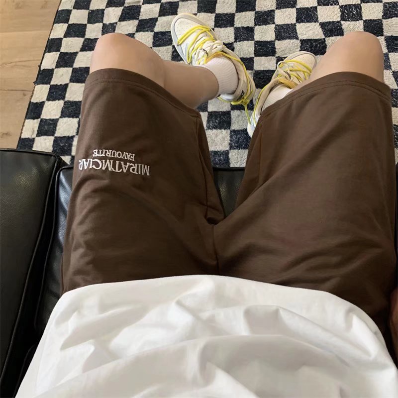 Quần Short Thể Thao Dáng Suông Thêu Chữ Đơn Giản Thời Trang Mùa Hè Cho Nam Size M-2XL