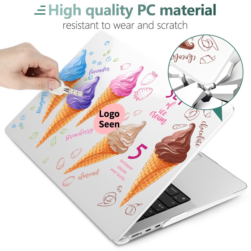 Ốp Máy Tính Bảng Cứng Chống Sốc Kèm Bàn Phím Bảo Vệ Màn Hình Và Ống Kính Cho MacBook Pro Air 13.6 M2 2022 A2681