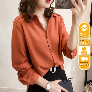 ÁO SƠ MI NỮ HÀN QUỐC A456