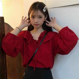 🔅Áo Kiểu Voan Cổ Bèo