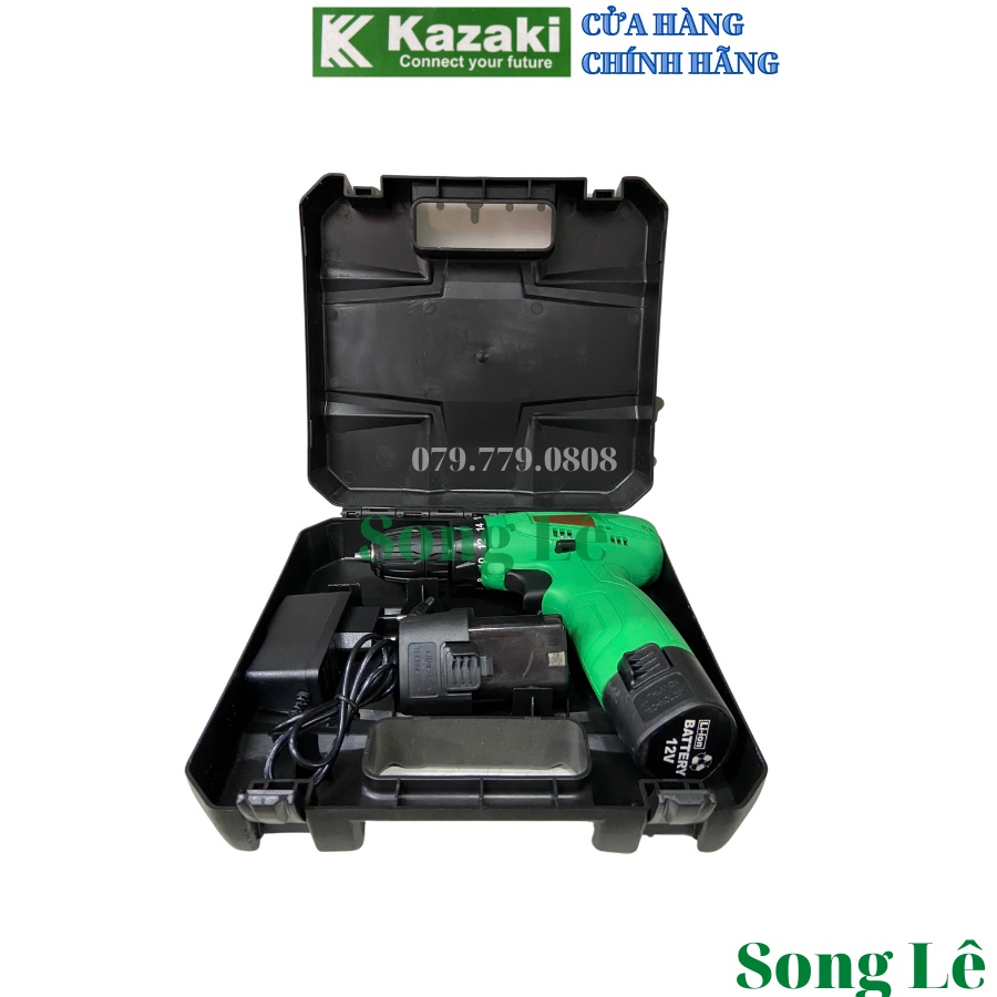 Máy Khoan Pin Mini Cầm Tay Giá Rẻ KAZAKI - 12v- KZ12A1 & KZ12A2