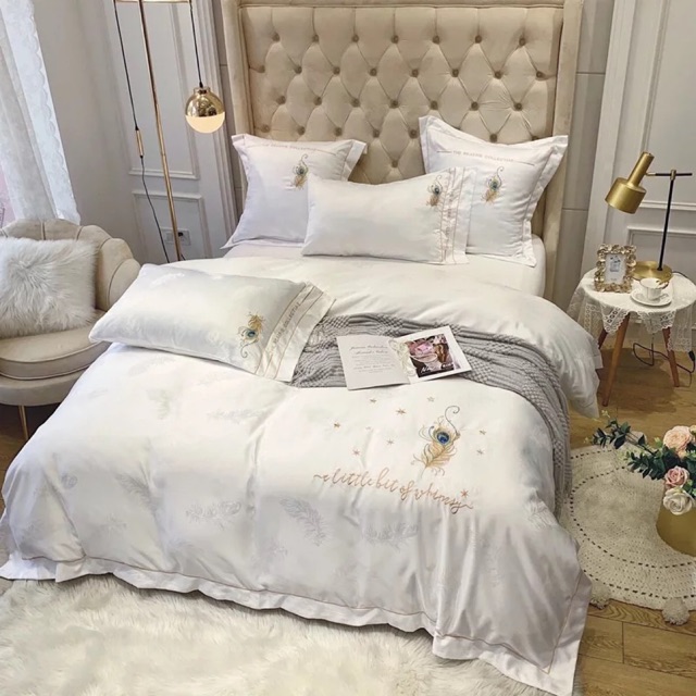 Bộ chăn ga tencel satin 60s