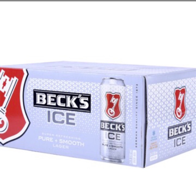 [SALE] Bia Beck's Ice Thùng 24 Lon 330Ml
