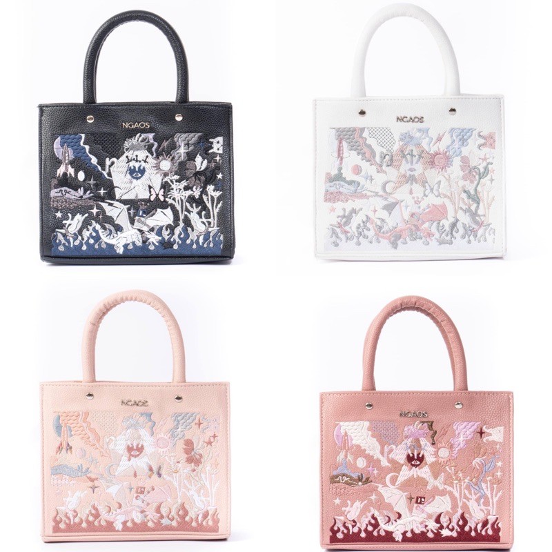 [Mã 2611THTRANG100K hoàn 10% xu đơn 99K] Túi xách da nữ đeo chéo The Book Bag Ngaos