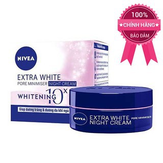 Kem dưỡng trắng da NIVEA Extra White se khít lỗ chân lông ban ngày& ban đêm (50ml)