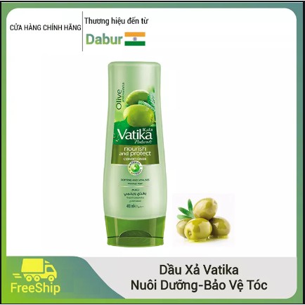 Dầu xả Vatika Naturals Nourish &amp; Protect Conditioner giúp nuôi dưỡng và bảo vệ tóc