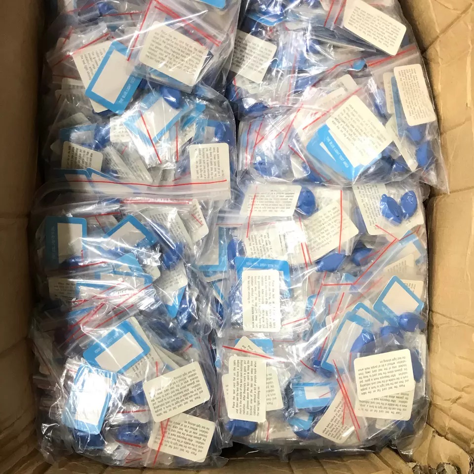 BỘ TEST ÁNH SÁNG XANH CHO MẮT KÍNH, FILM DÁN CHỐNG ÁNH SÁNG XANH MÀN HÌNH LAPTOP MÁY TÍNH