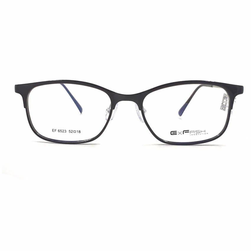 kính cận EXFASH EF6523 001 SILV BẢO HÀNH VĨNH VIỄN, CHÍNH HÃNG HÀN QUỐC (tròng cận 0 độ)