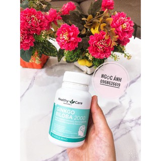 Viên uống bổ não Healthy care ginkgo bibola 100 viên của Úc