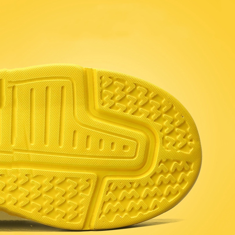 Giày thể thao phối lưới thoáng khí đế mềm chống trượt in hình pikachu dễ - ảnh sản phẩm 9