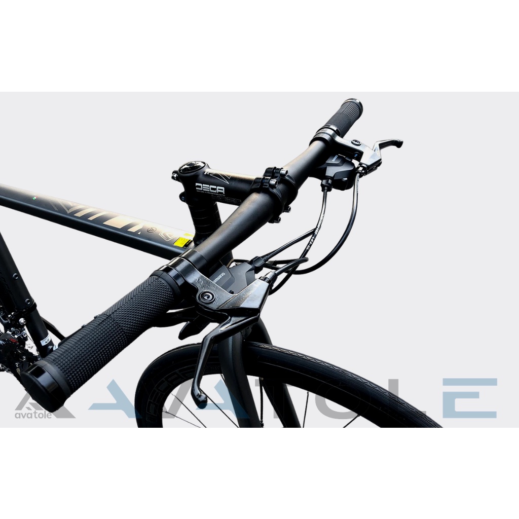 Xe đạp touring Java Veloce 3, khung sườn hợp kim nhôm 6061, phanh đĩa cơ, bộ chuyển số Shimano Claris 16 speed, màu XÁM