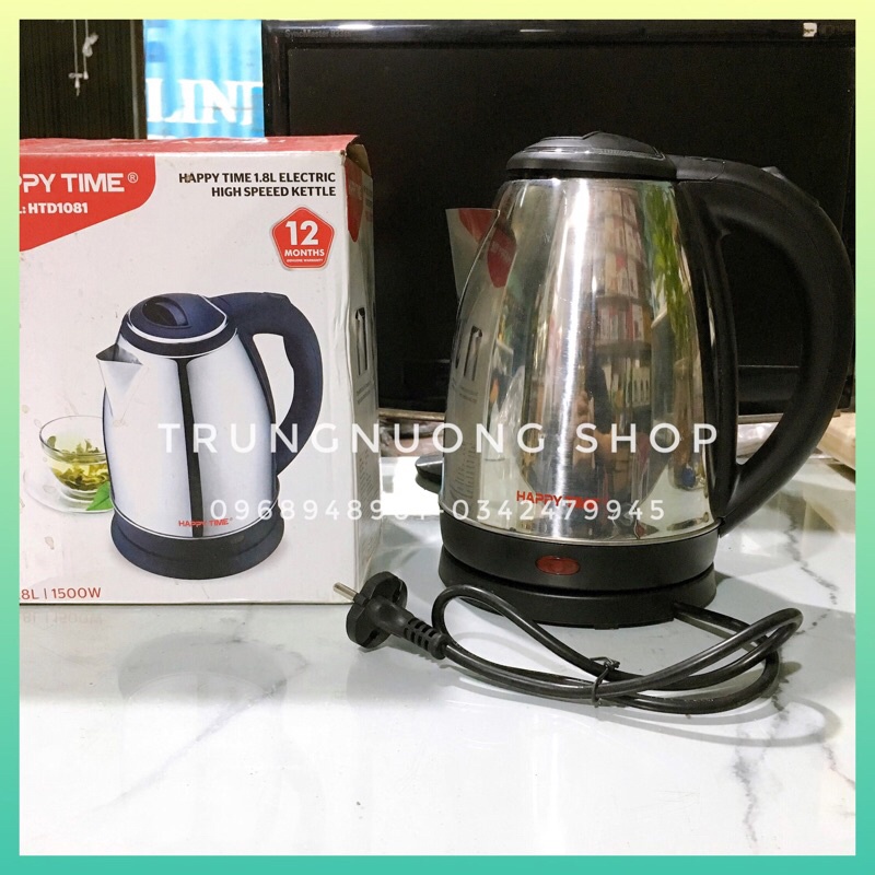 Ấm Siêu Tốc 1.8L Happy time HTD1081