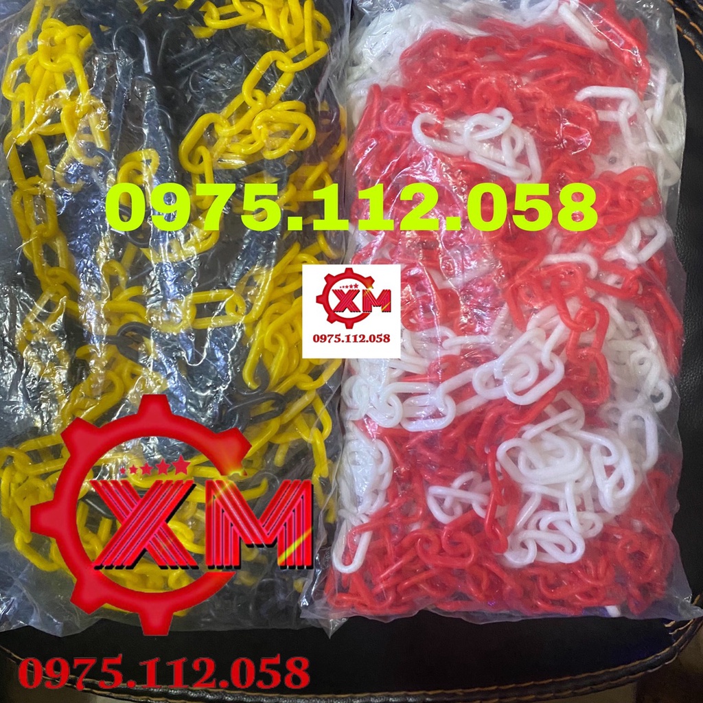 Thanh lý 1000 combo 25m dây xích nhựa vàng đen giá rẻ