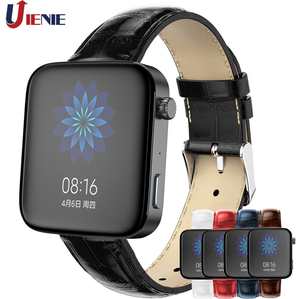 Dây Đeo Da 18mm Cho Đồng Hồ Thông Minh Xiaomi Mi Smart Gps