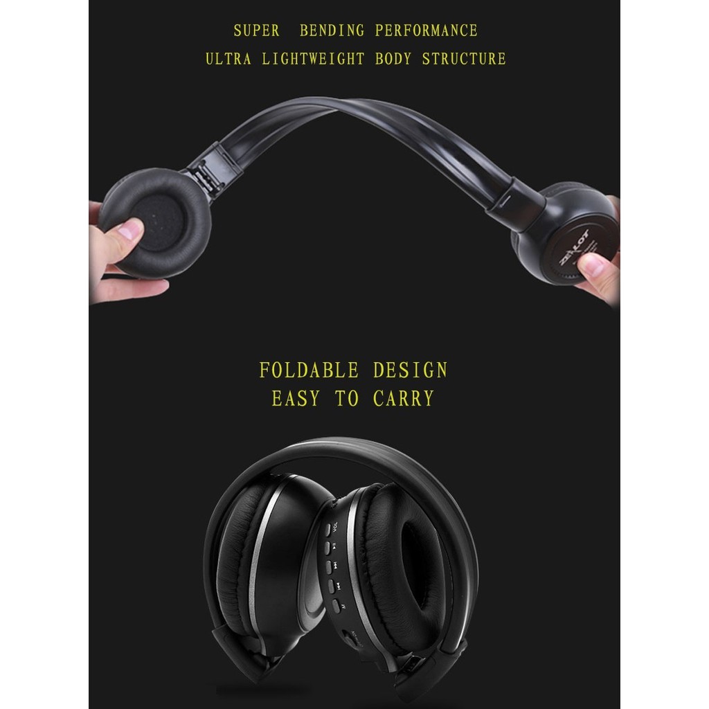 Tai nghe Bluetooth chụp tai Sparkle Zealot B570 cao cấp - Tai nghe không dây Zealot B570 - Headphone Over ear