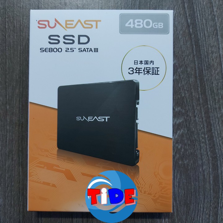 Ổ cứng SSD 2.5” SunEast 480GB nội địa Nhật Bản – CHÍNH HÃNG – Bảo hành 3 năm –Tặng cáp dữ liệu Sata 3.0