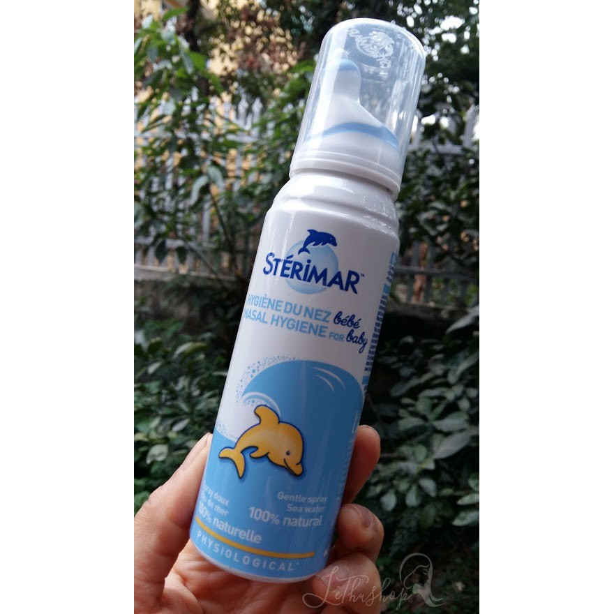 [Mẫu mới nội địa Pháp] XỊT MŨI NƯỚC BIỂN - XỊT MŨI CÁ HEO PHÁP STERIMAR BLOCKED NOSE