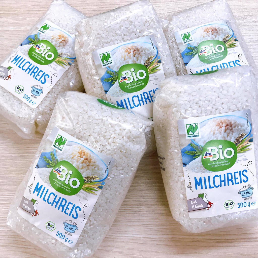 Gạo Sữa Hữu Cơ Bio Milchreis / Risottoreis 500g