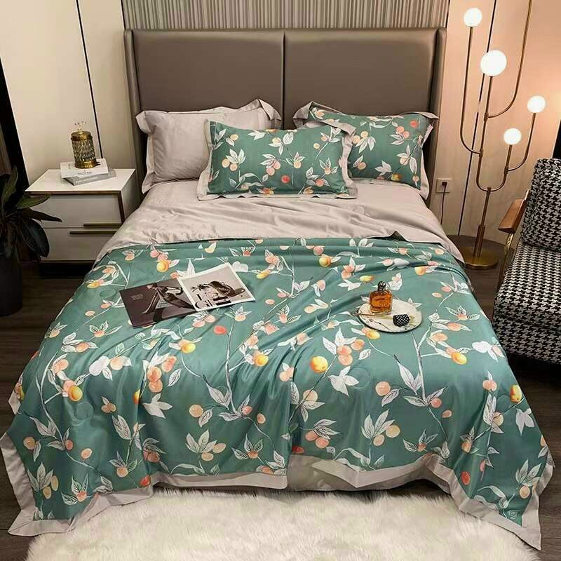 Chăn hè lụa thái trần bông cao cấp, chăn lụa mùa hè thu mềm mát size 2mx2m2. Chăn Đắp Hè mát, Mùa Đông Ấm