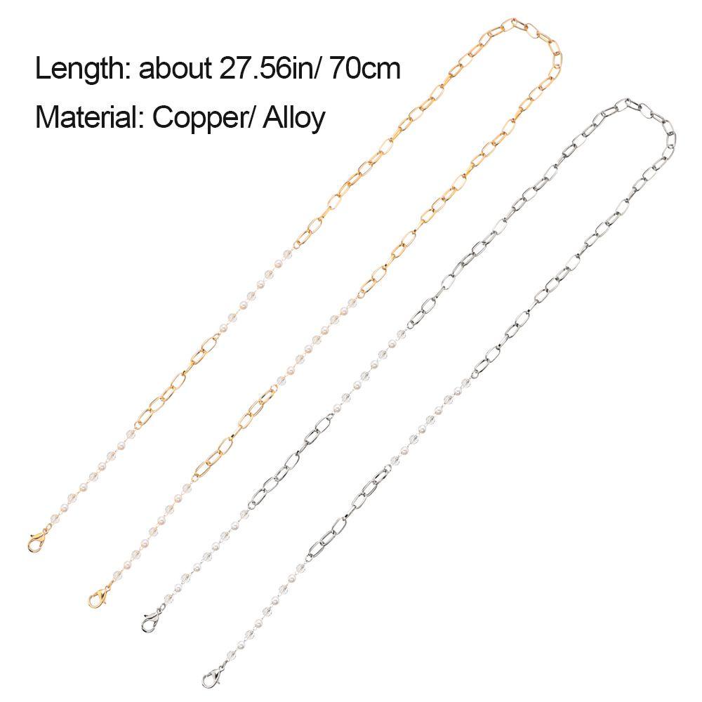 MOILYVN Dây Xích Kim Loại Đeo Kính Mát Thời Trang Cho Nữ