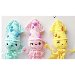 Mực biển handmade ( thú nhồi bông handmade)
