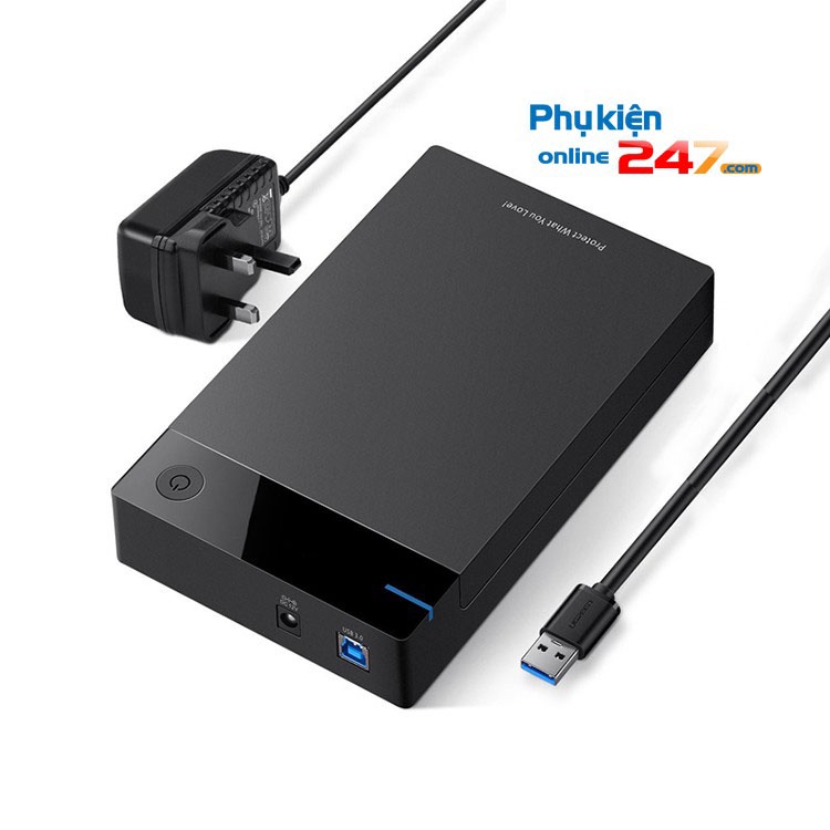 Box đựng ổ cứng PC HDD 3.5 Sata to USB 3.0 làm ổ cứng di động