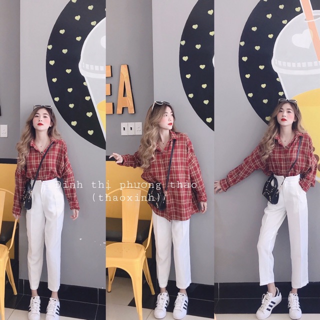 🌻QUẦN SUÔNG ỐNG RỘNG TRẮNG🌻hình shop chụp thật | BigBuy360 - bigbuy360.vn