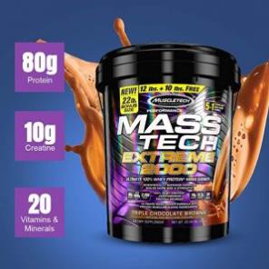 GW SAMPLE Gói Dùng Thử Muscletech Mass Tech Extreme 2000 Sữa Dinh Dưỡng Tăng Cân Nhanh Túi 1KG - Canada