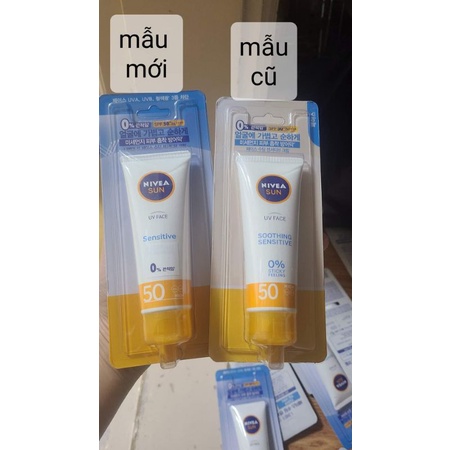 (mẫu mới)kem chống nắng nivea smooth