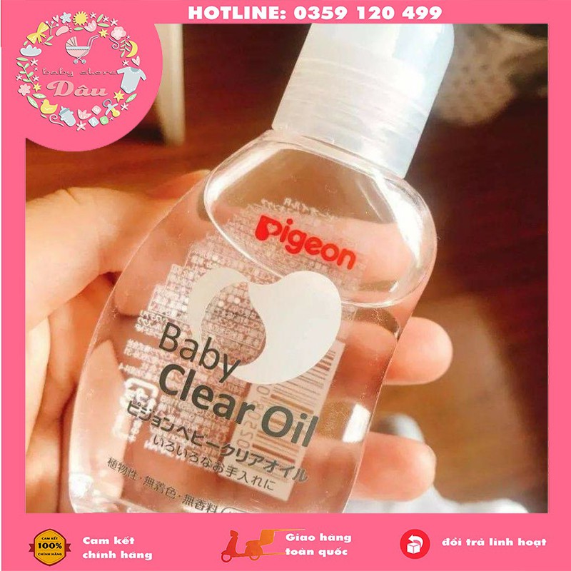 DẦU MASSAGE CHO BÉ TỪ SƠ SINH PIGEON NHẬT BẢN - CHAI 80ML