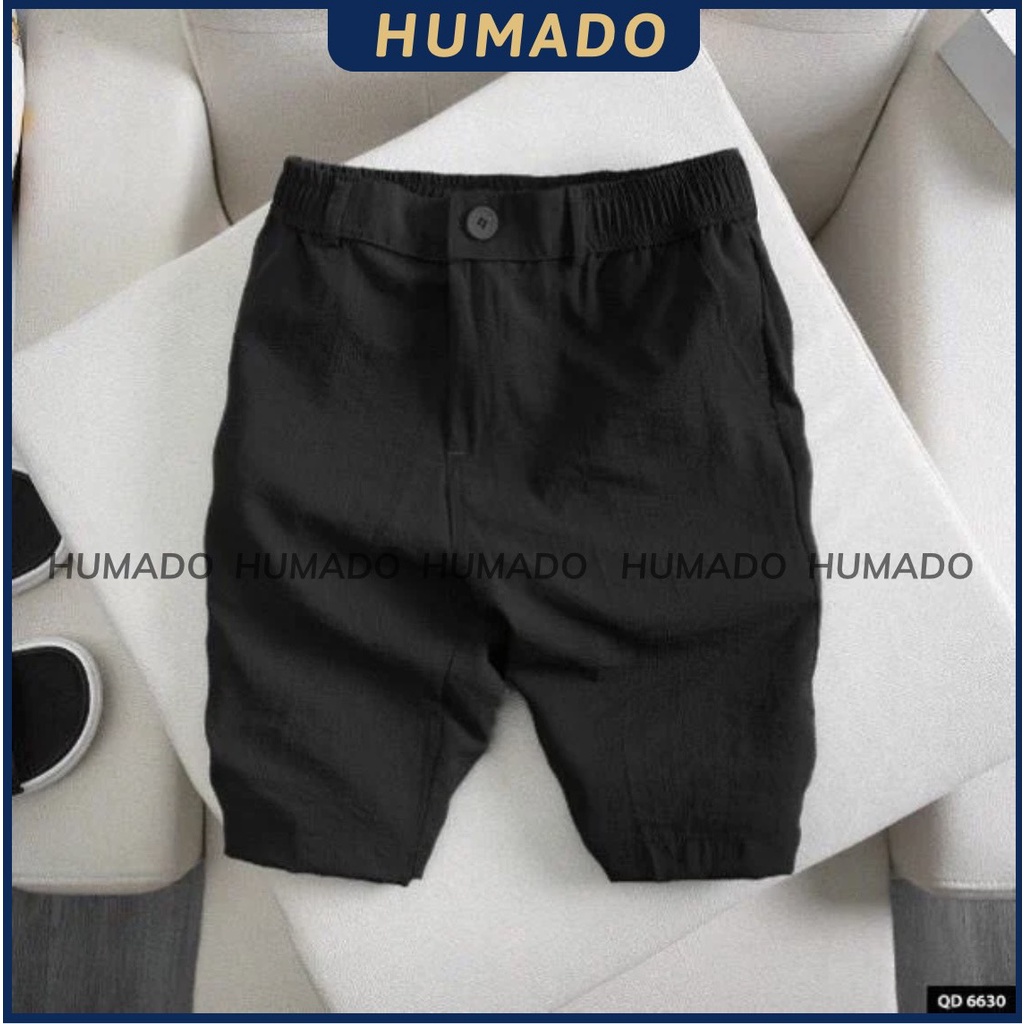 Quần đũi nam HUMADO Quần đũi ngố nam vải đũi mềm mịn thoáng mát co giãn 4 chiều cao cấp