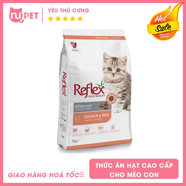 Thức ăn hạt cho mèo con Reflex Kitten 2kg