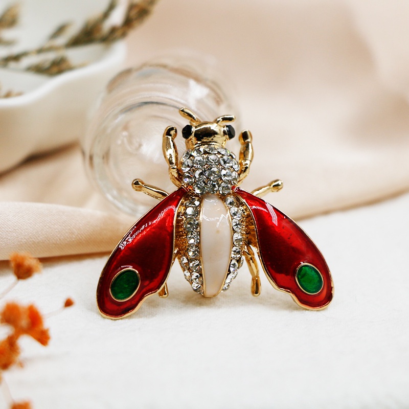 Ghim Cài Áo Hình Ong Đính Đá Thời Trang