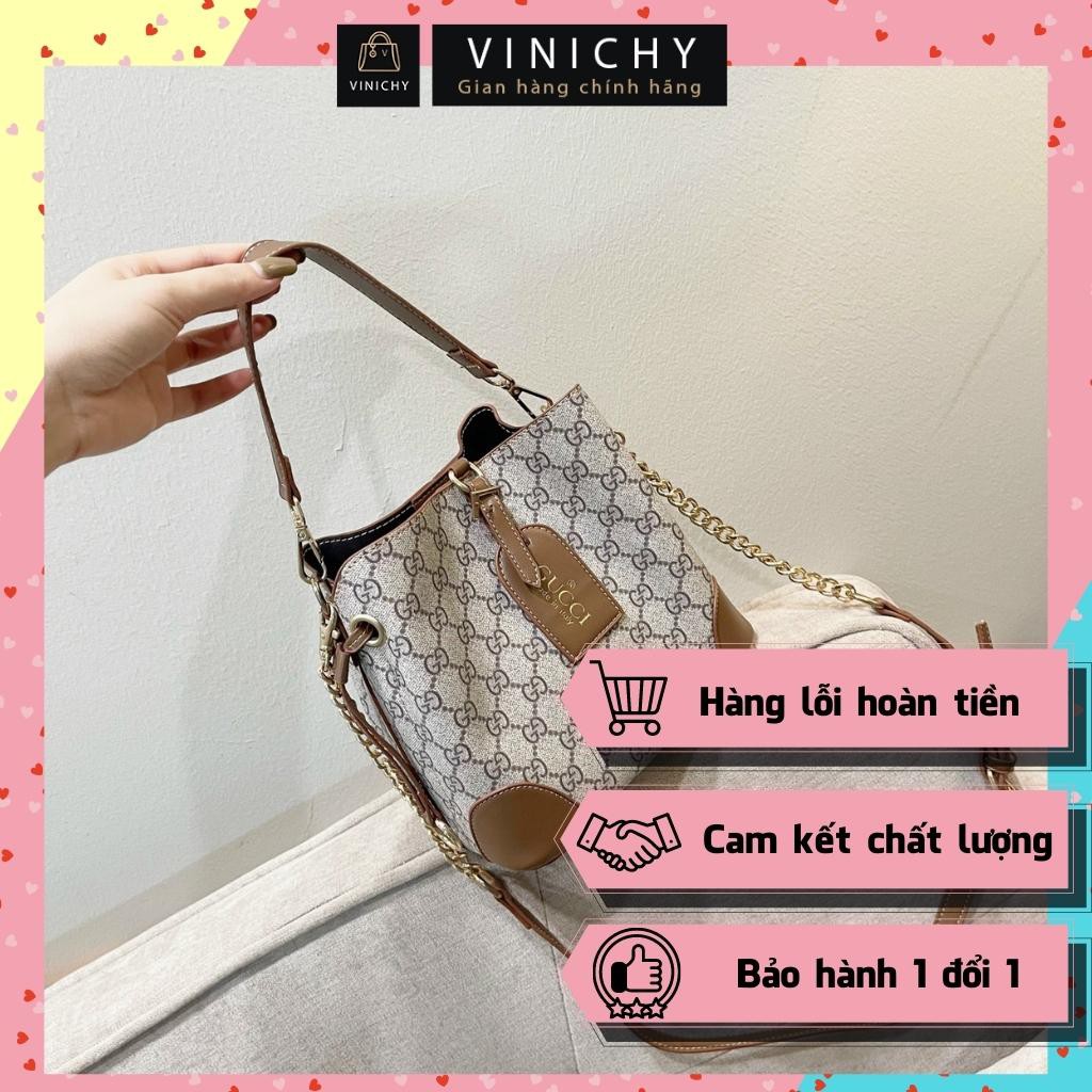 Túi xách nữ đeo chéo, balo đẹp đi chơi, đi học VINICHY, da đẹp, cao cấp size 18cm HA095