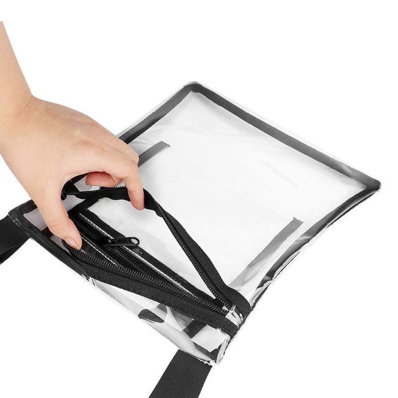 Túi Đeo Chéo Trong Suốt Thời Trang Cho Nam Nữ