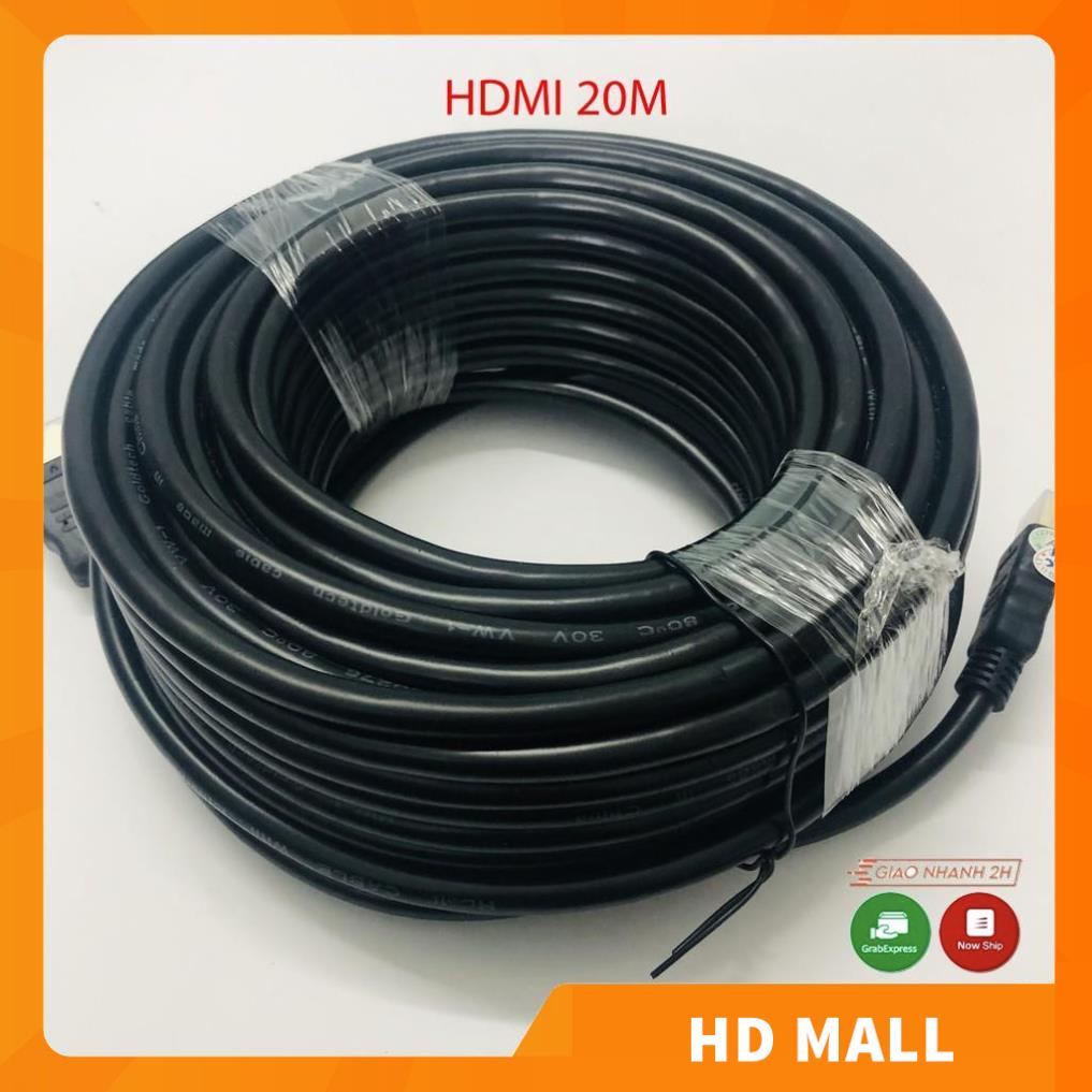 Dây Cáp HDMI 20m Loại Tốt dùng cho Màn hình, TV, Camera