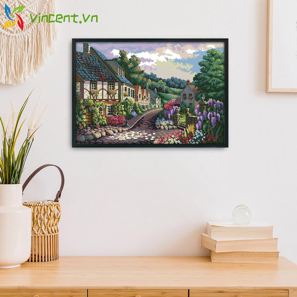 Tranh Thêu Chữ Thập 14ct Hình Phong Cảnh