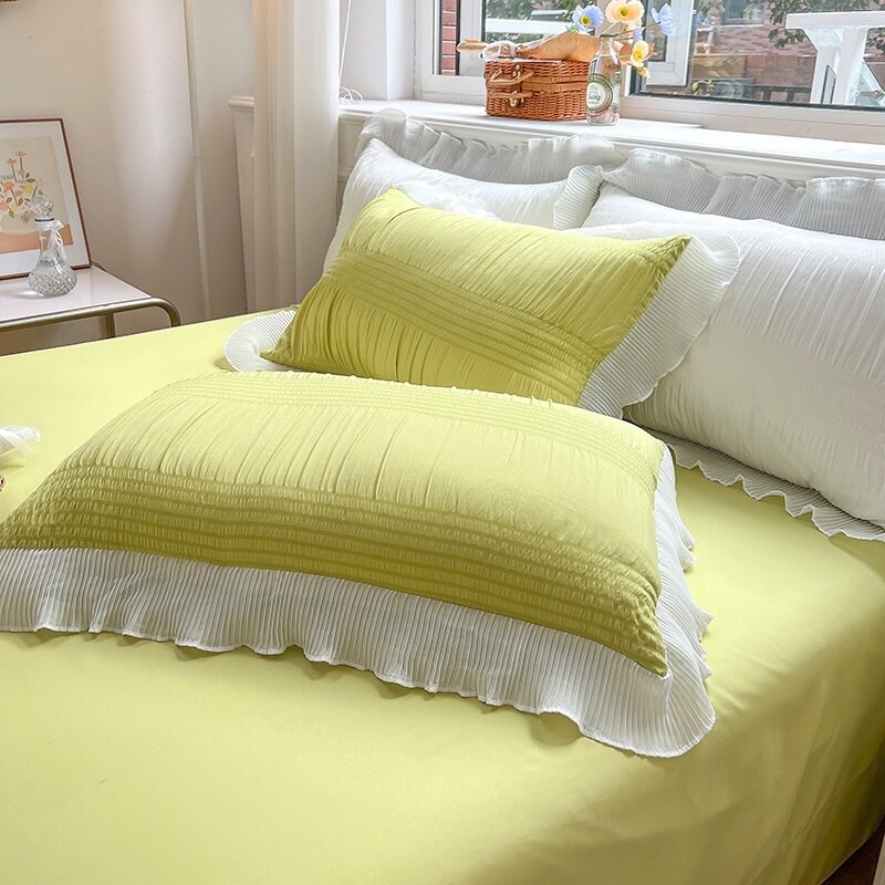 SET VỎ CHĂN GA GỐI COTTON ĐŨI MÂY TIỂU THƯ