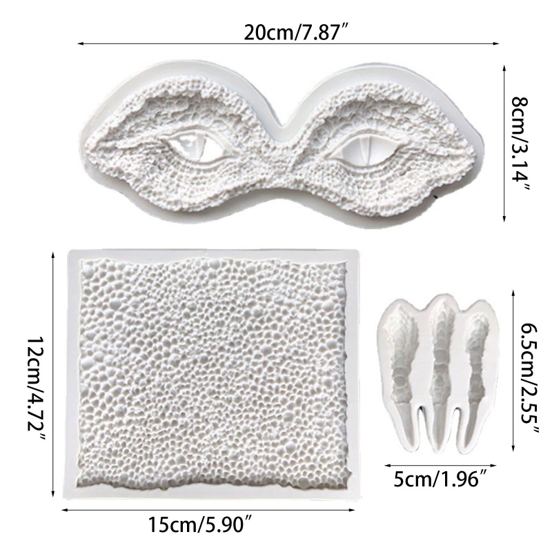 Khuôn Silicone Tạo Hình Làm Xà Phòng Hình Móng Vuốt Rồng DIY