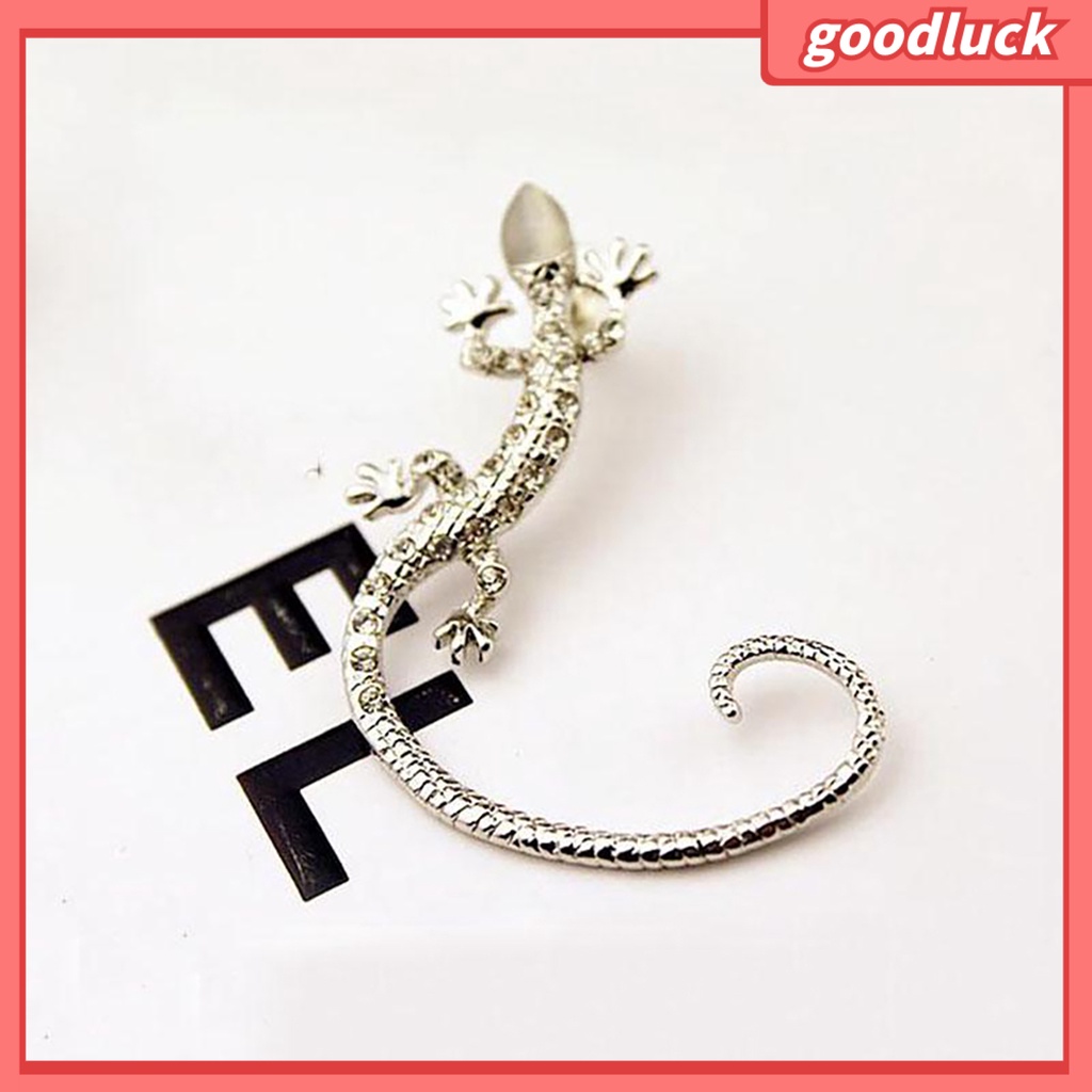 1 Khuyên Vành Tai Hình Thằn Lằn Đính Đá Cho Nữ
