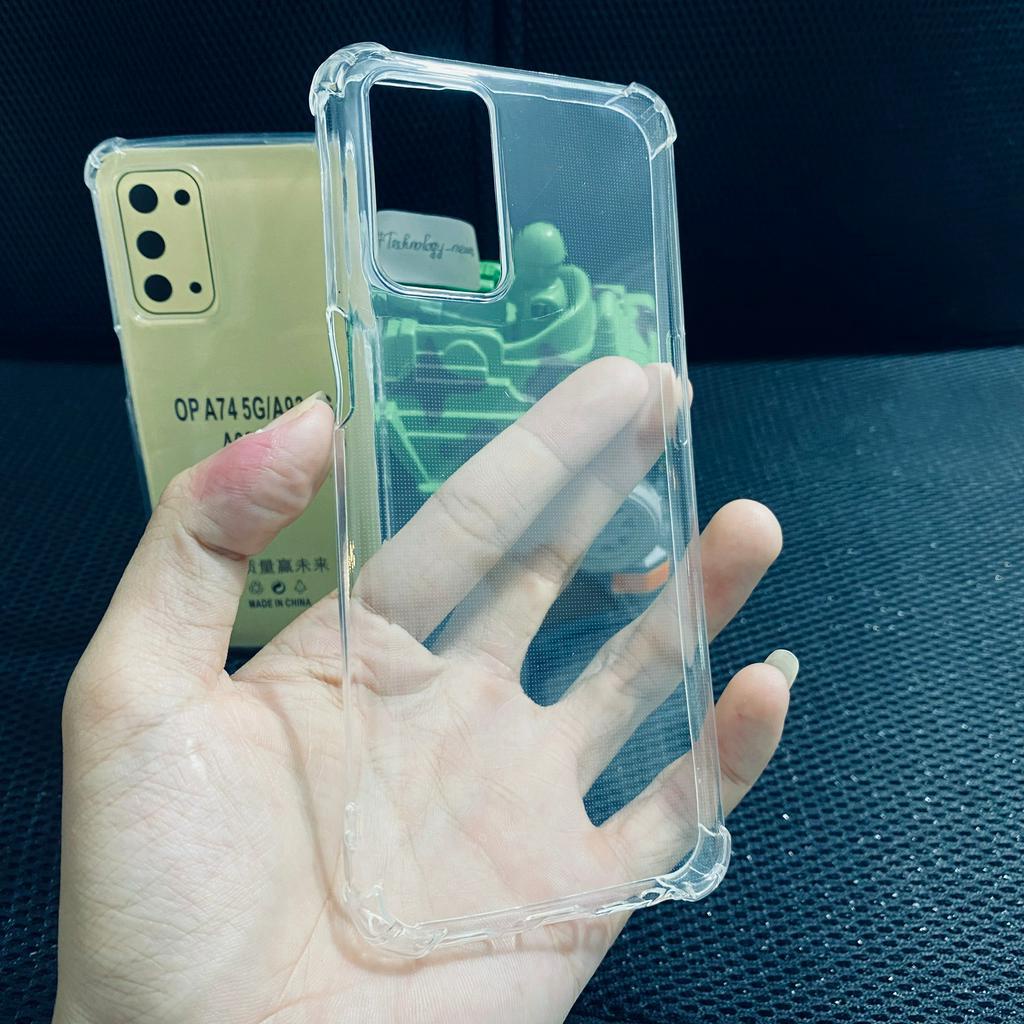 Ốp lưng dẻo trong suốt chống sốc cho OPPO A74 5G/ A74 4G chống va đập bảo vệ máy tối đa