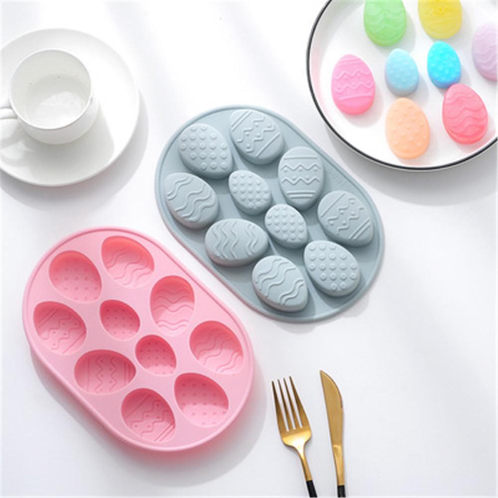 Khuôn Silicone Làm Bánh Muffin / Kẹo / Sô Cô La Hình Thỏ / Trứng DIY