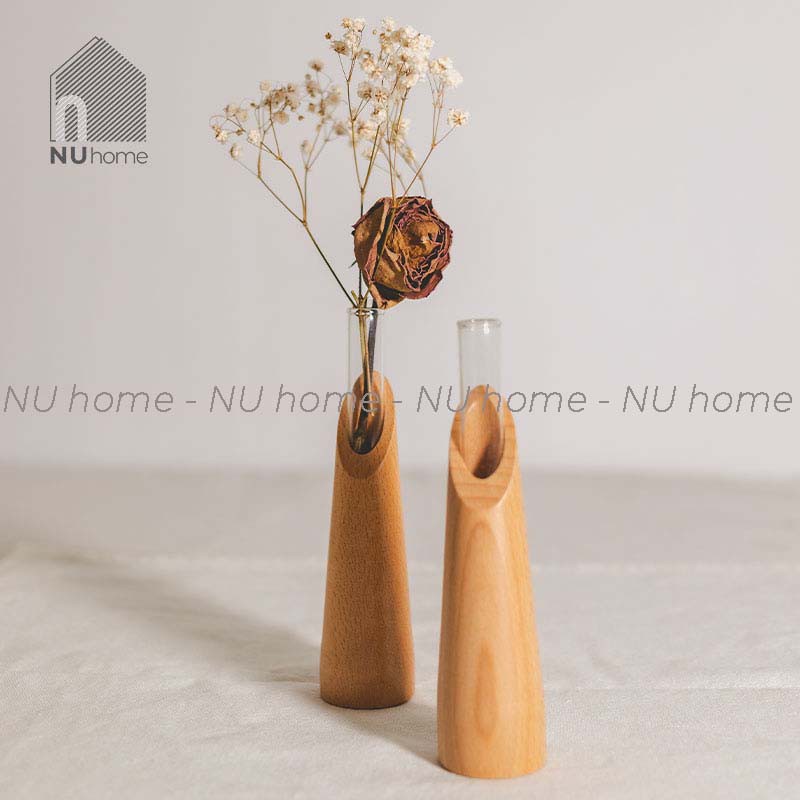 nuhome.vn | Lọ hoa bằng gỗ - Kabi thiết kế theo phong cách Nhật Bản đơn giản và đẹp mắt